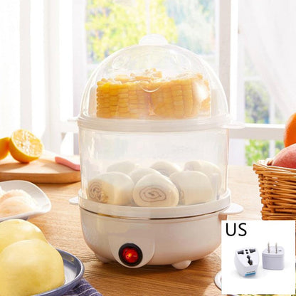 Multifunction Double Layers Egg Boiler